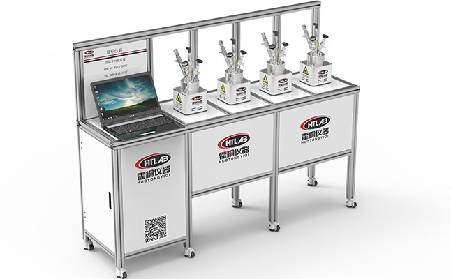 霍桐儀器框架式平行反應(yīng)釜樣機(jī)圖例